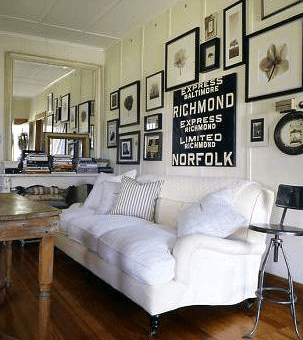ideas para colocar cuadros en la pared
