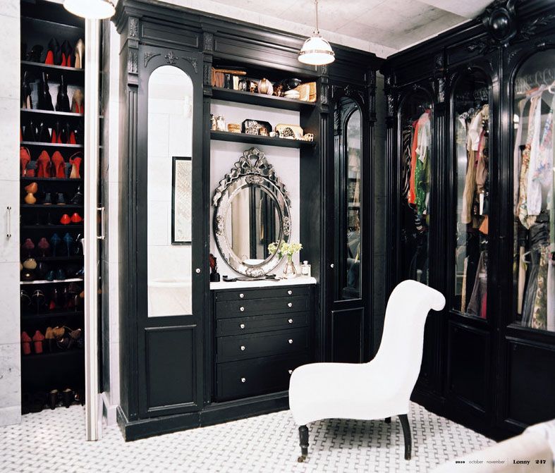 vestidor negro