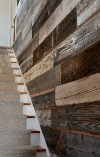 pared forrada de madera