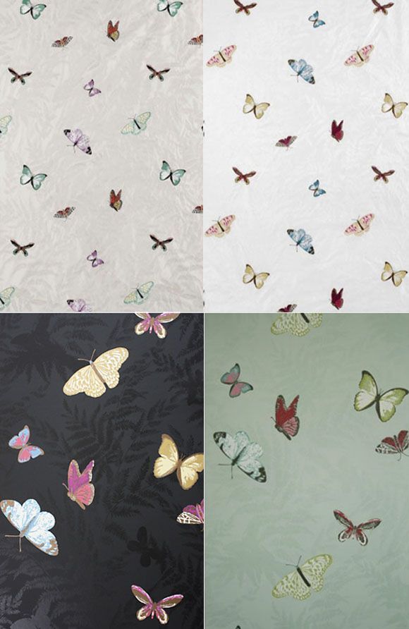 papel pintado mariposas