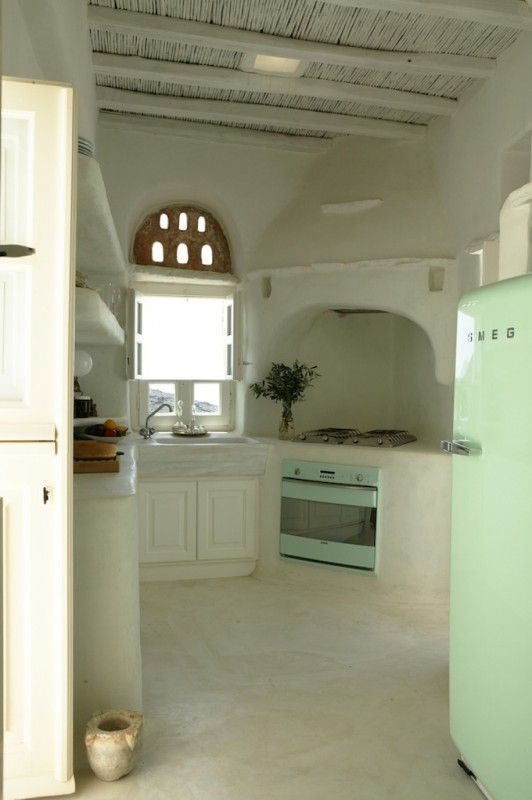 cocina smeg menta