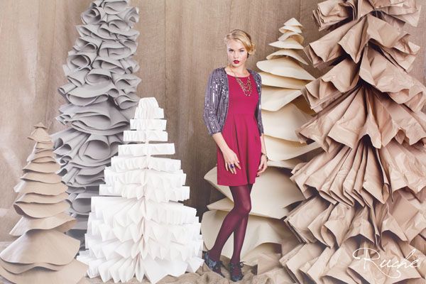árboles de papel tamaño natural diy manualidad proyecto craft