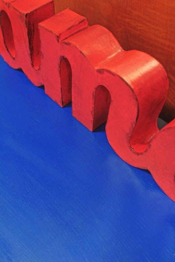 8 palabra roja cómoda azul