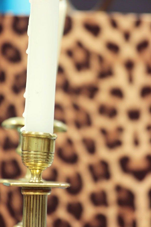 candelero latón decoracion vintage