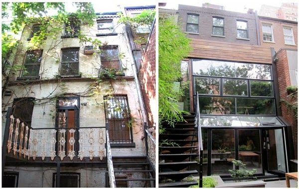 antes y después casa