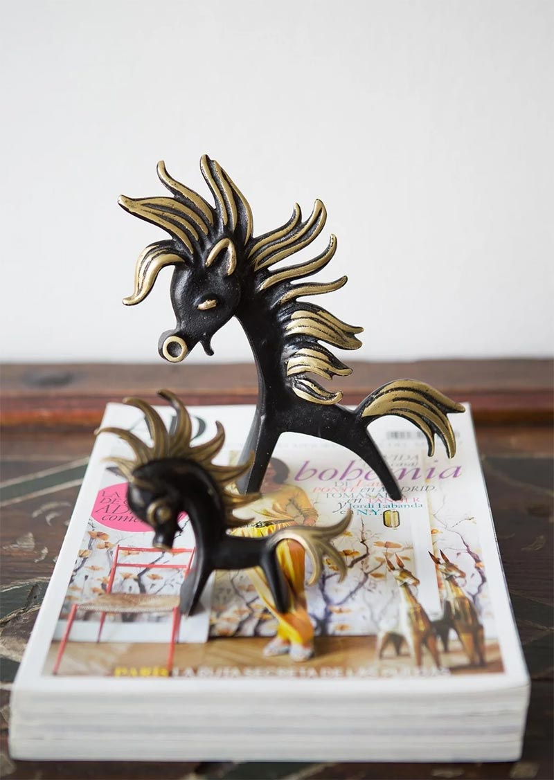Caballos de metal Walter Bosse