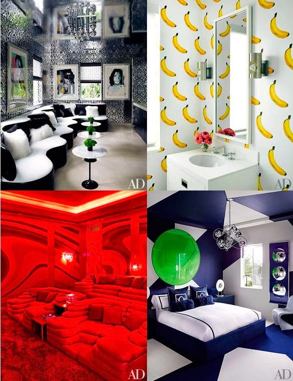 papel-pintado-plátanos-casa-de-tommy-hilfiger-florida-billar-con-forma-de-coche