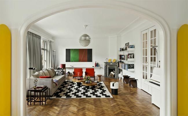 salón-decoración-actual-con-iconos-del-diseño