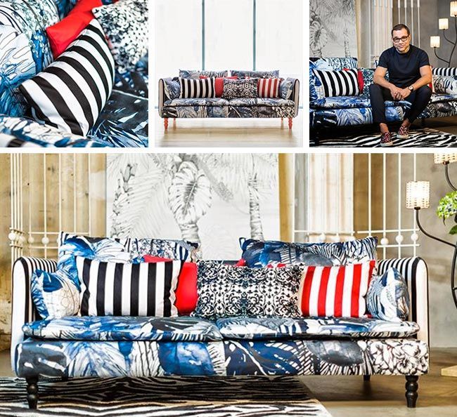 sofá-estampado-en-tonos-azul-blanco-y-rojo
