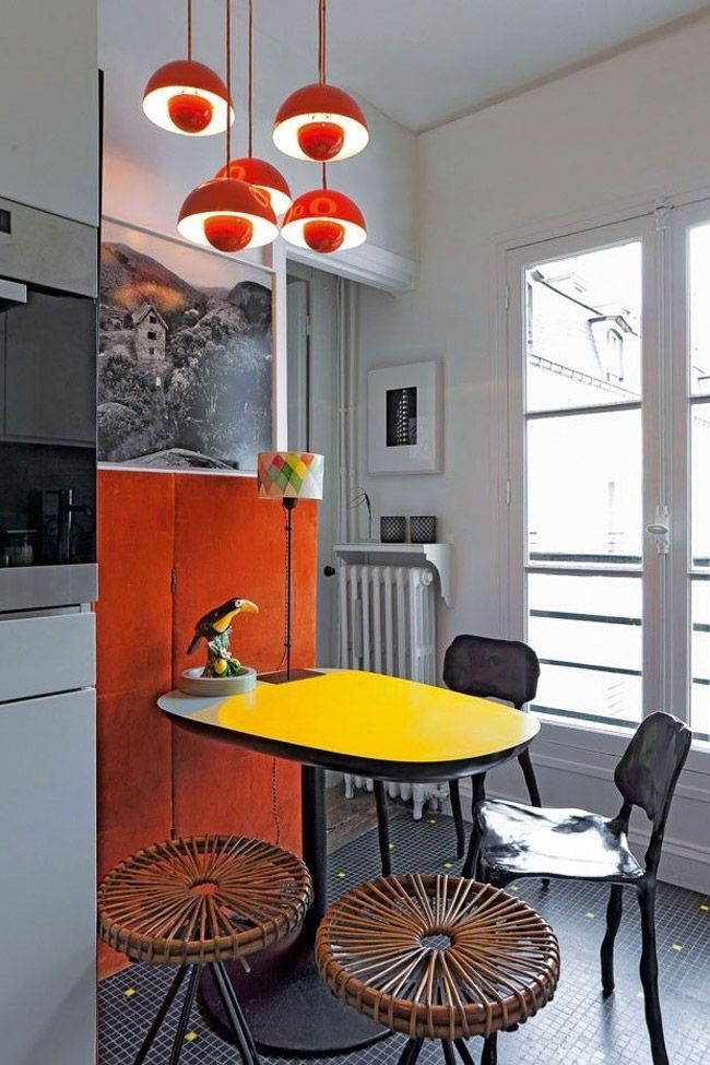 cocina-con-flower-pot-roja-verner-panton