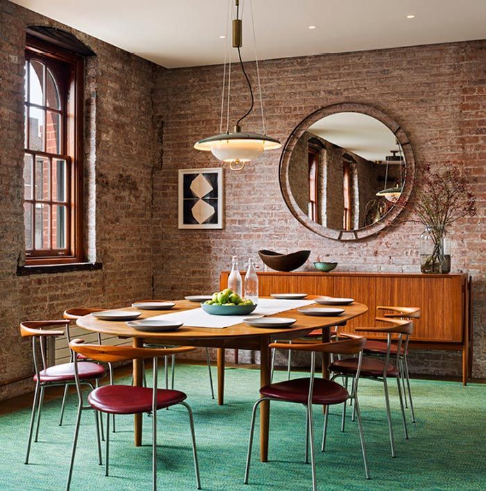 comedor-loft-tribeca-mobiliario-estilo-midcentury-modern
