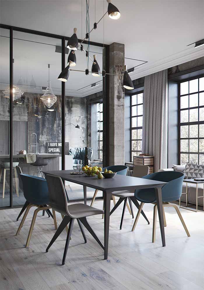2-cocina-blanca-abierta-al-salon-estilo-industrial