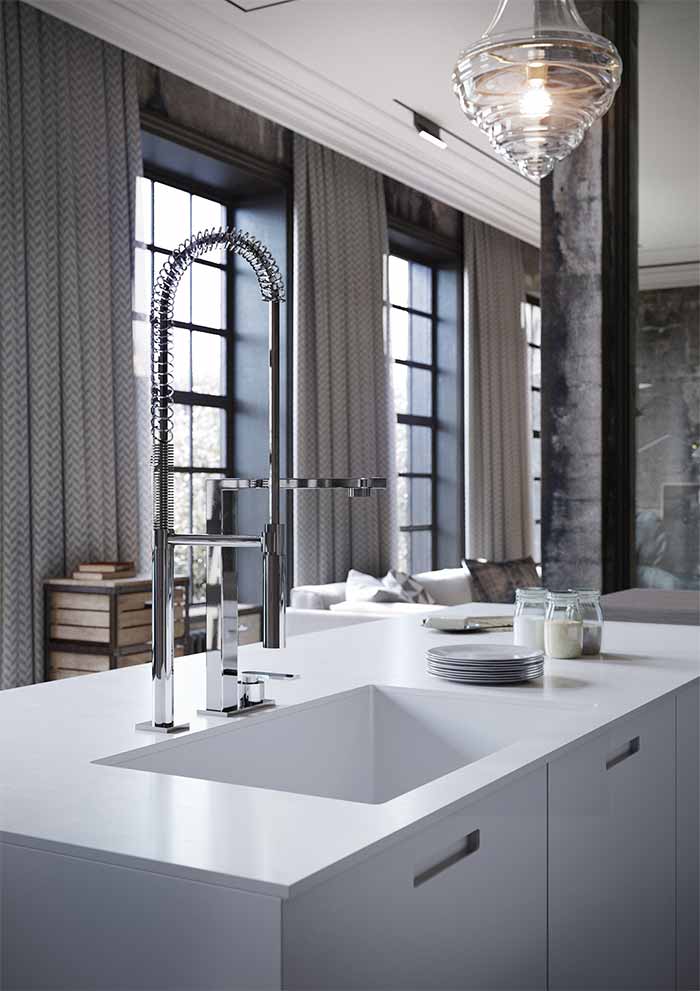 5-cocina-blanca-abierta-al-salon-estilo-industrial