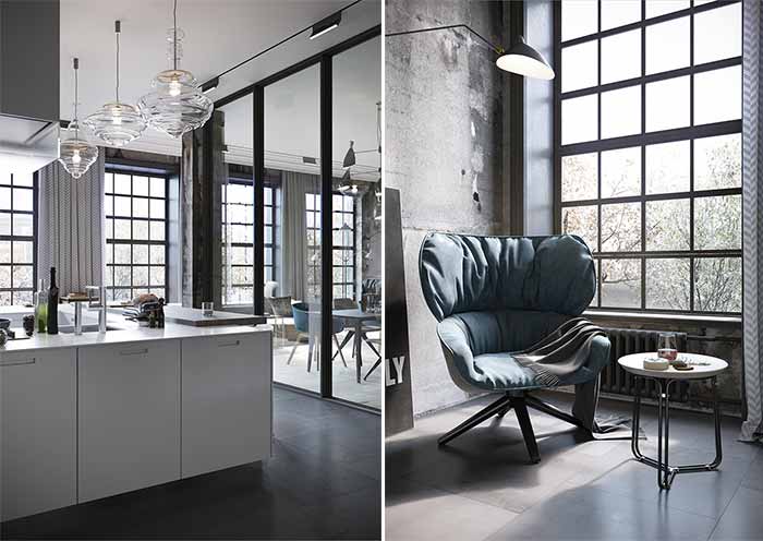 6-cocina-blanca-abierta-al-salon-estilo-industrial