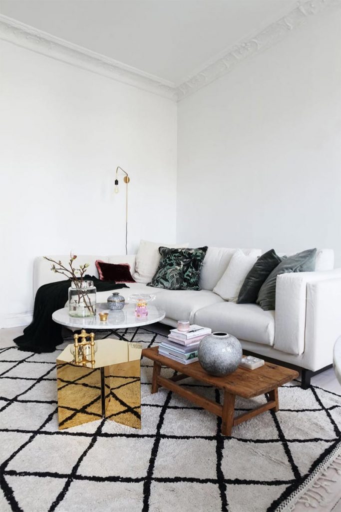 Un piso femenino con toques rosa en Oslo · A feminine apartment with ...