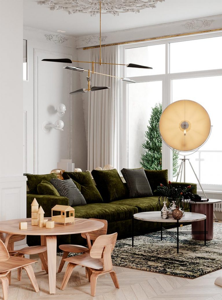 Un piso perfecto de 110m2 en Minsk con aires londinenses - Vintage ...