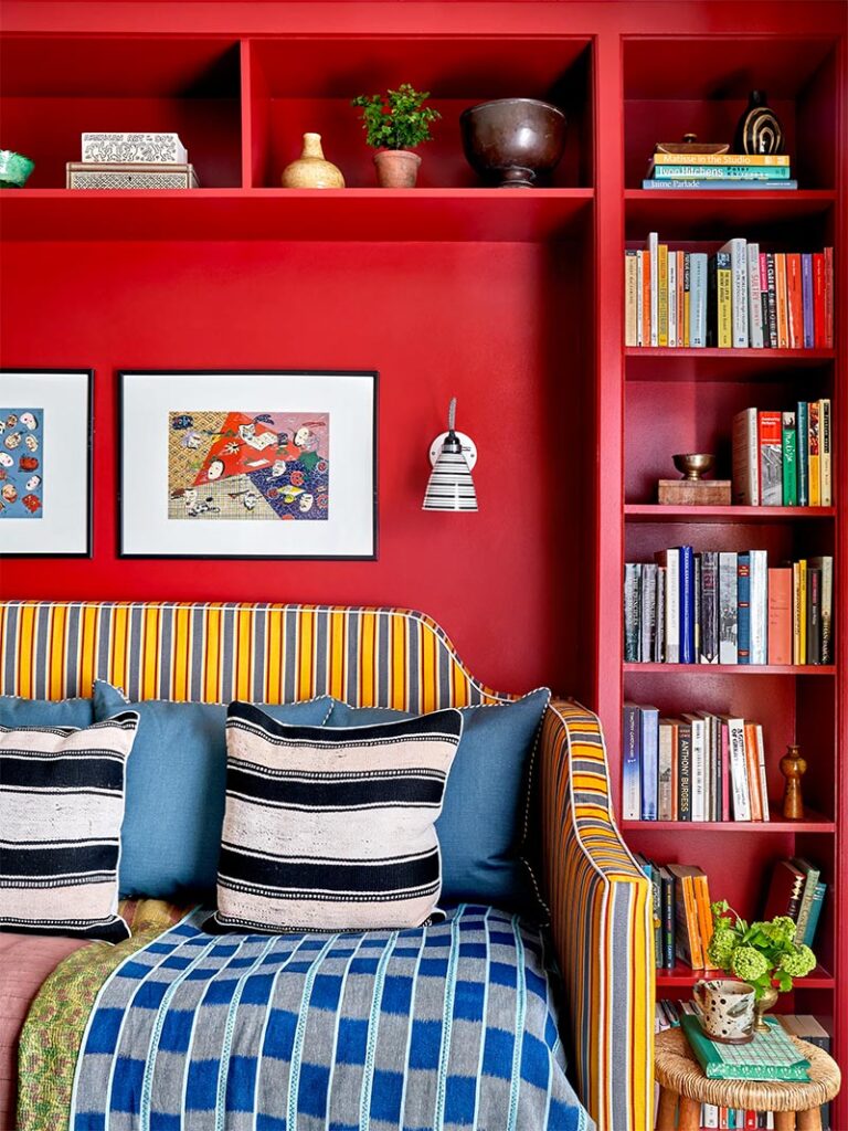 Mueble nido rojo