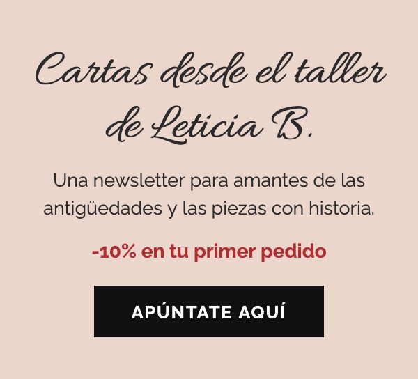 Cartas desde el taller de Leticia B. Apúntate a la newsletter y consigue un 10% de descuento en tu primer pedido